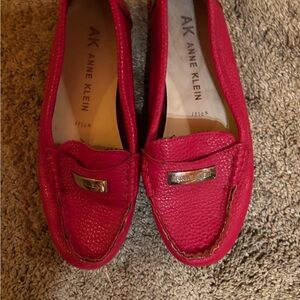 Anne Klein Bold Red Flats